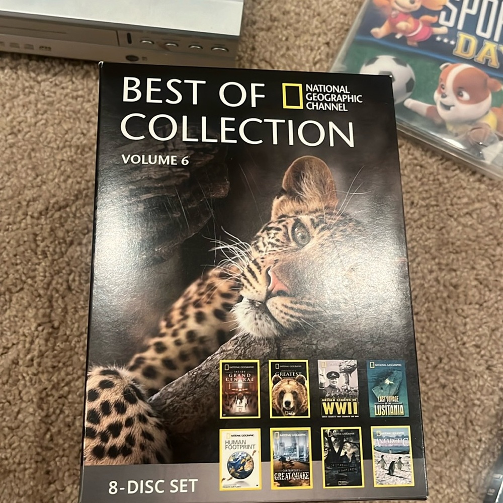 Unopened National Geographic DVD set